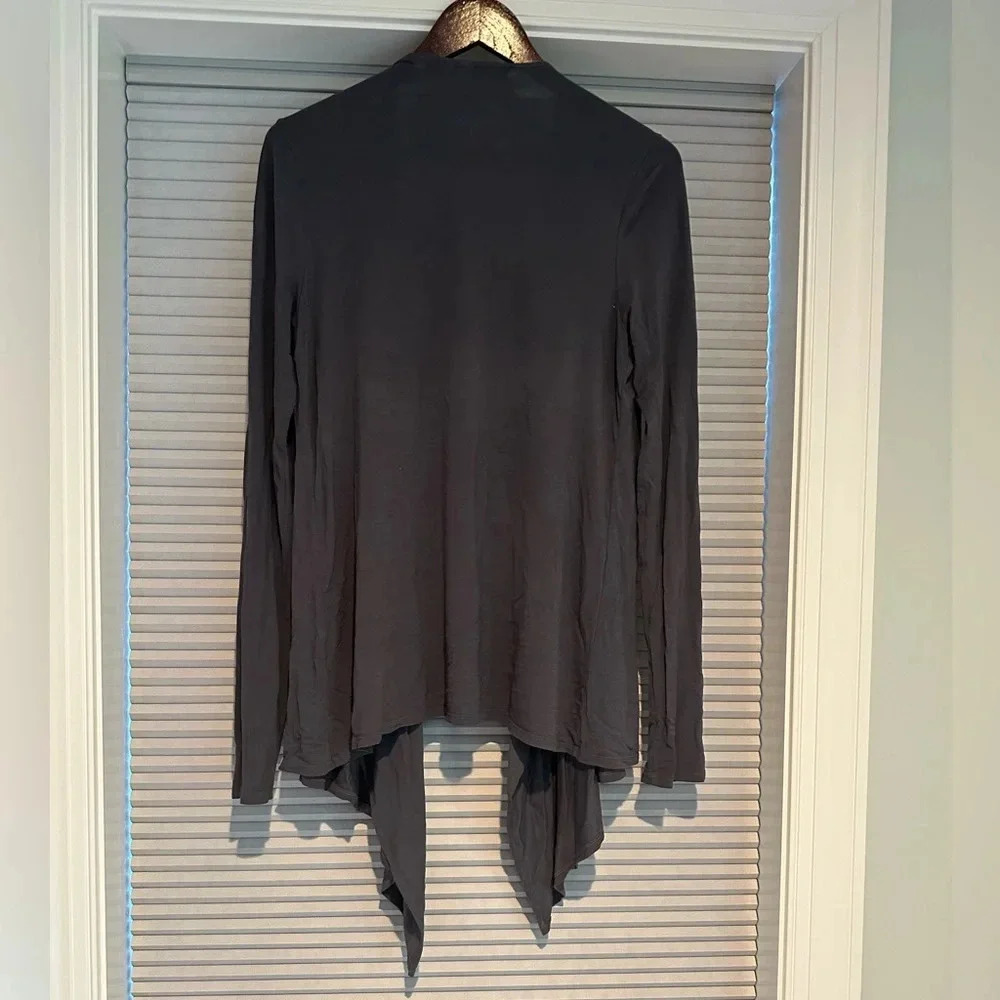 Michael Stars grey open-front cardigan - Picture 3 of 5